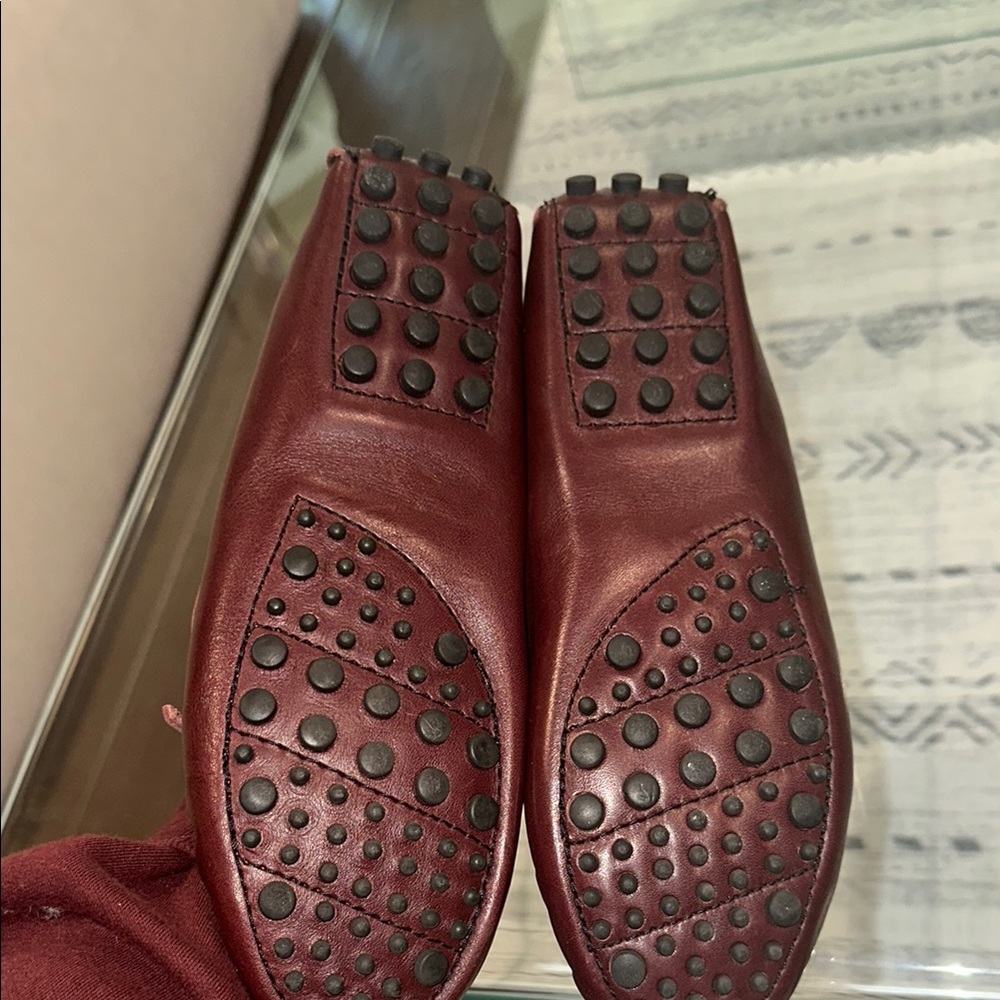 Minnetonka opening ceremony Embellished Leather Loafers - Brown womens size 7 - Picture 8 of 11